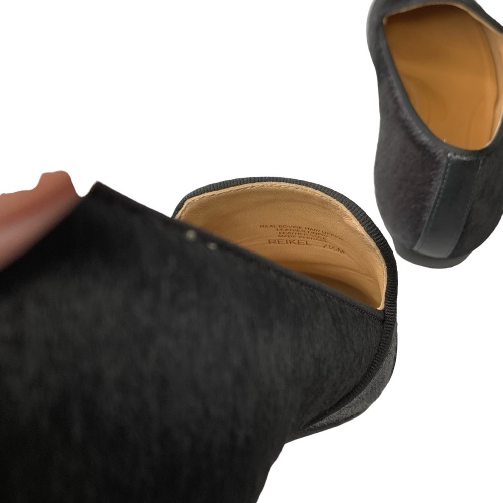 Nurture Reikel black Bovine calf‎ hair cap toe loafer. Size 7.5 - Picture 7 of 9